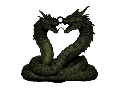 Dragon pendant 3 3D Druckmodell