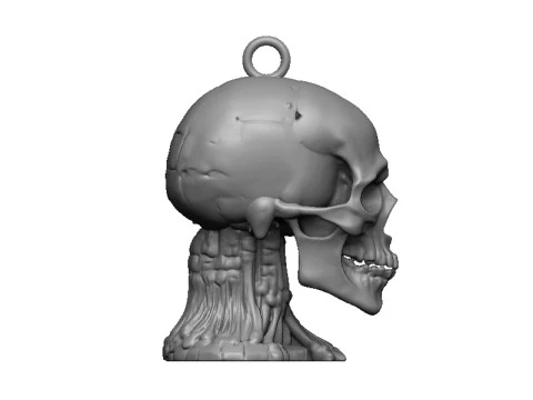 Eagle and skull pendant 3D Print Model