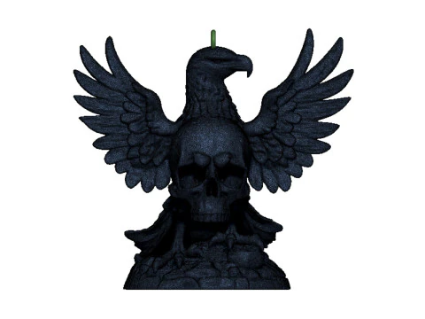 Eagle and skull pendant 2 3D Print Model