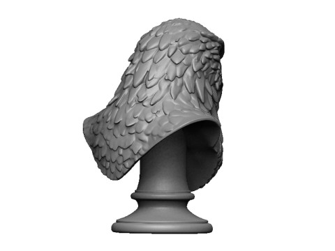Eagle head bust 3D 打印模型