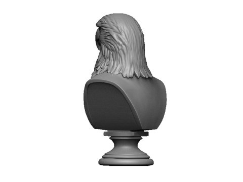Eagle head bust 2 3D Print Model