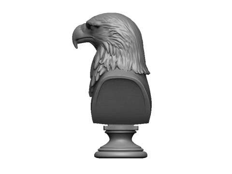 Eagle head bust 2 3D Print Model