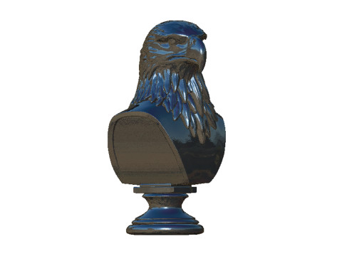 Eagle head bust 2 3D Print Model