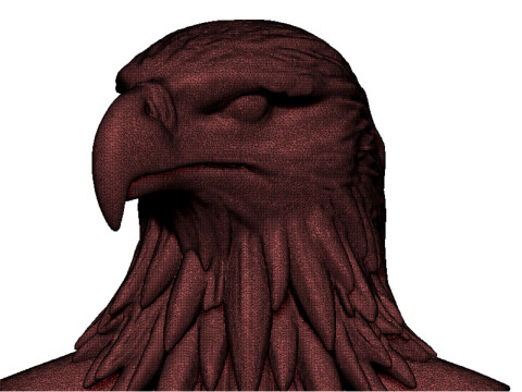Eagle head bust 2 3D Print Model