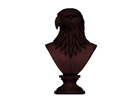 Eagle head bust 2 3D Print Model