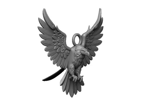 Eagle pendant 2 3D Print Model