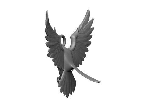 Eagle pendant 2 3D 打印模型