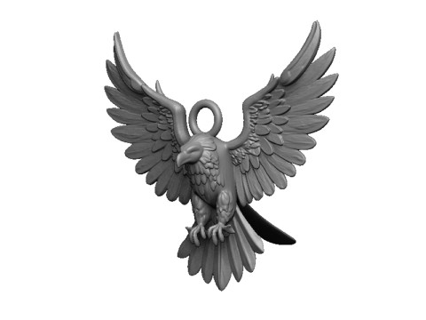 Eagle pendant 2 3D 打印模型