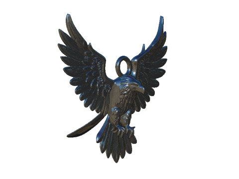 Eagle pendant 2 3D 打印模型