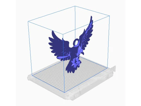 Eagle pendant 2 3D Print Model