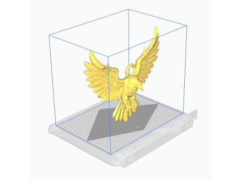 Eagle pendant 2 3D Print Model
