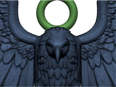 Eagle pendant 2 3D 打印模型