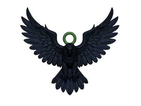 Eagle pendant 2 3D 打印模型
