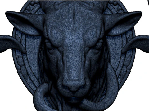Goat pendant 3D Print Model