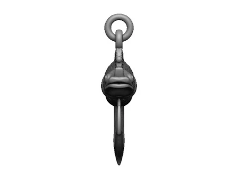Goldfish anchor pendant 3D Print Model