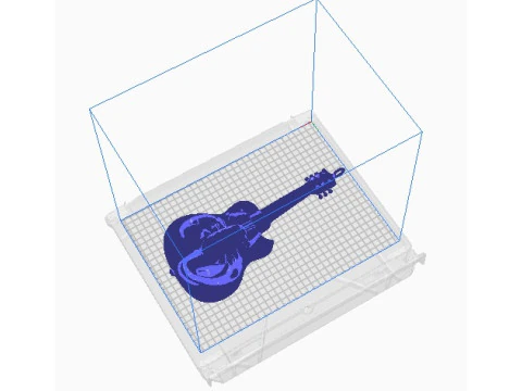 Guitar scorpion pendant 3D Print Model