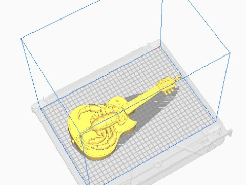 Guitar scorpion pendant 3D 打印模型