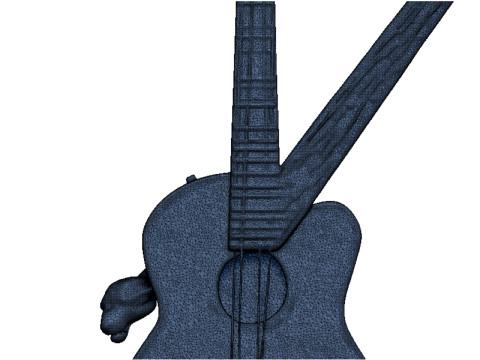 Guitar snake pendant Modello di stampa 3D