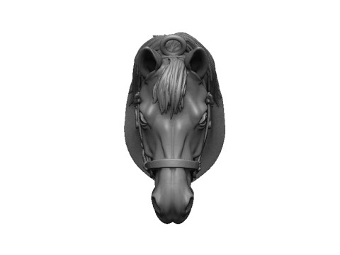 Horse head 3D प्रिंट मॉडल