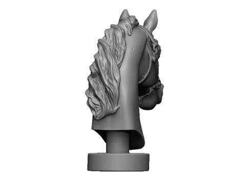 Horse head 2 3Dプリントモデル