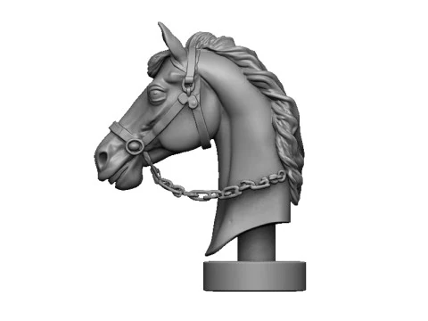 Horse head 2 3D Print Model