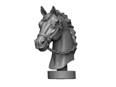 Horse head 2 3D Print Model