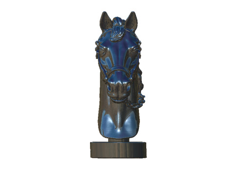 Horse head 2 3Dプリントモデル