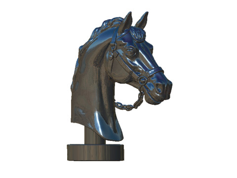 Horse head 2 3Dプリントモデル