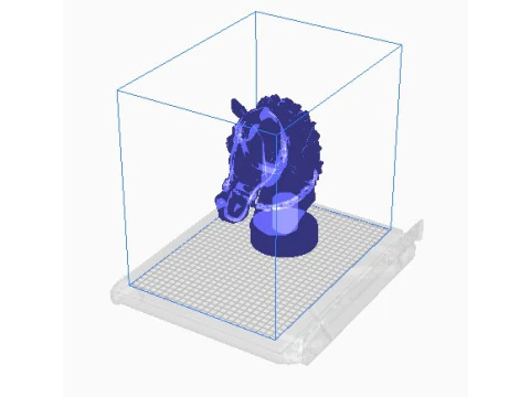 Horse head 2 3D Print Model