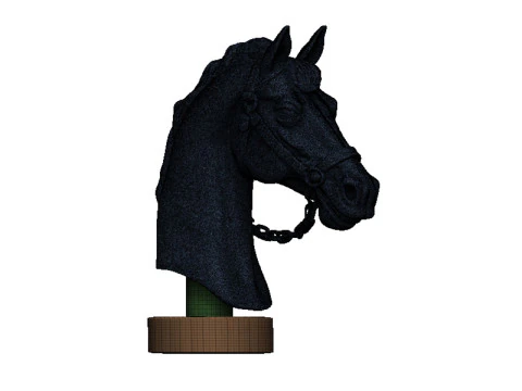 Horse head 2 3D Print Model