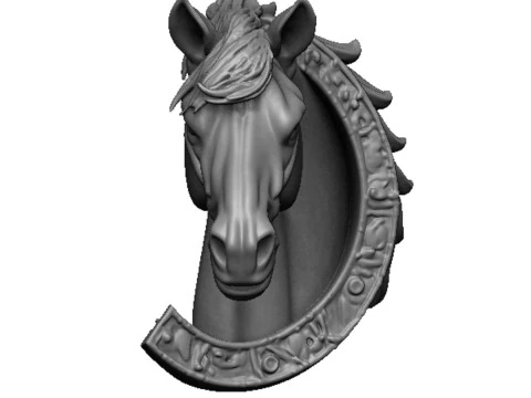 Cavalo com ferradura Modelo de Impressão 3D