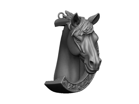 Horse with horse shoe 3D Принт Модель