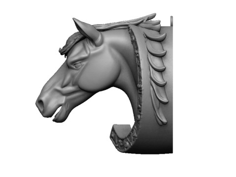 Horse with horse shoe 3D Принт Модель