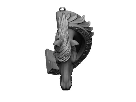 Horse with horse shoe 3D Принт Модель