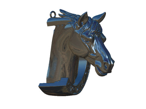 Horse with horse shoe 3D Принт Модель