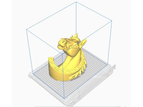 Horse with horse shoe 3D Принт Модель