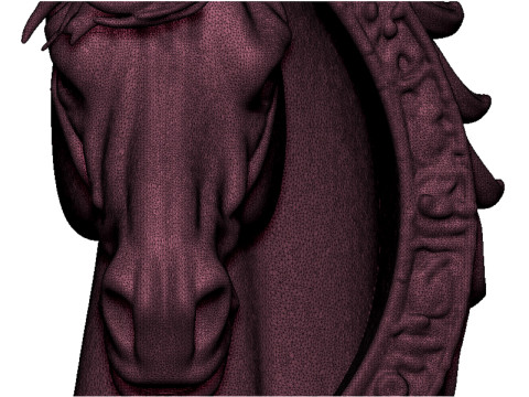 Horse with horse shoe 3D Принт Модель