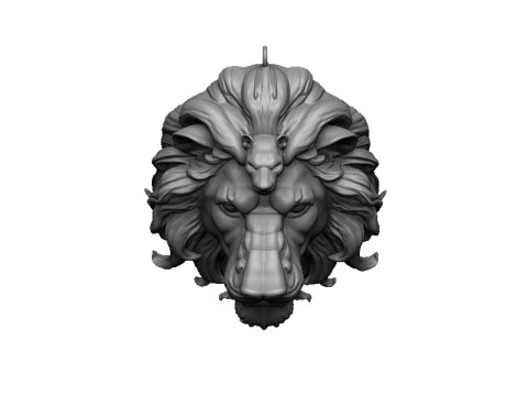 King lion pendant 3D printmodel