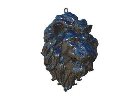 King lion pendant 3D printmodel