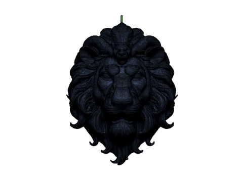 King lion pendant 3D printmodel