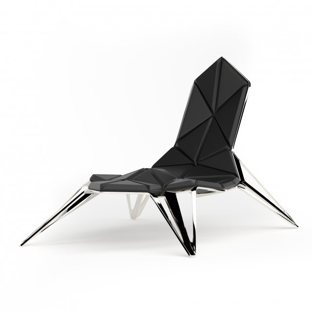 ruby chair futuristic Modèle 3D .c4d .max .obj .3ds .fbx .stl .blend 