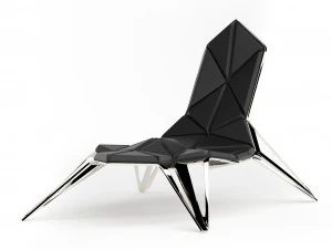 Ruby Stuhl futuristisch 3D Modell