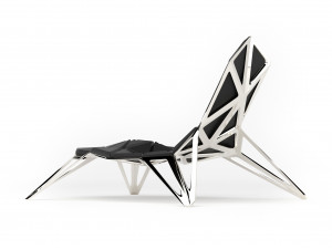 ruby chair futuristic Modèle 3D