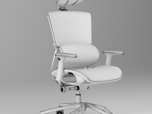 cougar ergonomic gaming chair 3D Model