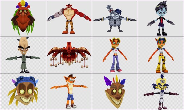 cartoon - characters 3D 모델 .c4d .max .obj .3ds .fbx .stl .blend 