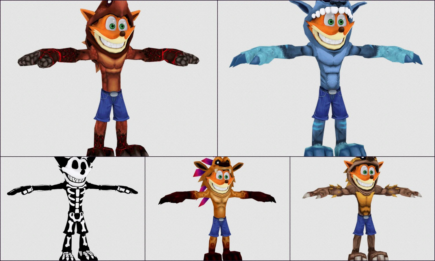 cartoon - characters 3 3D Model .c4d .max .obj .3ds .fbx .stl .blend 
