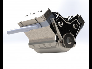 v6 engine Modelo 3D