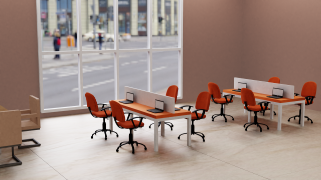 office concept Modelo 3D .c4d .max .obj .3ds .fbx .stl .blend 