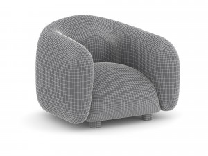 voskos chair timothy oulton 3D Model