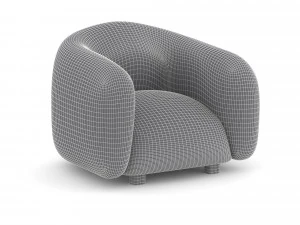 voskos chair timothy oulton 3D Model